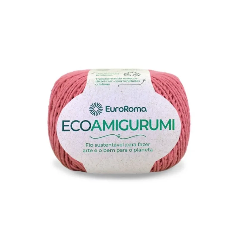 Fio Euroroma Ecoamigurumi 8/7 160g 254m 580 Malva