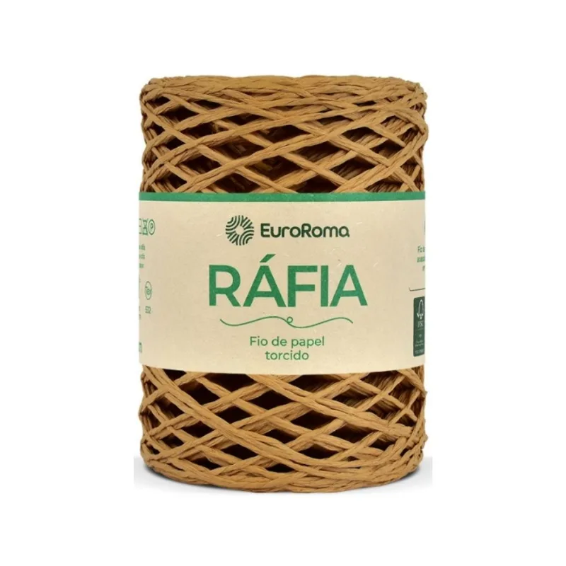 Fio de Rafia Torcido - Euroroma 1110 Bege