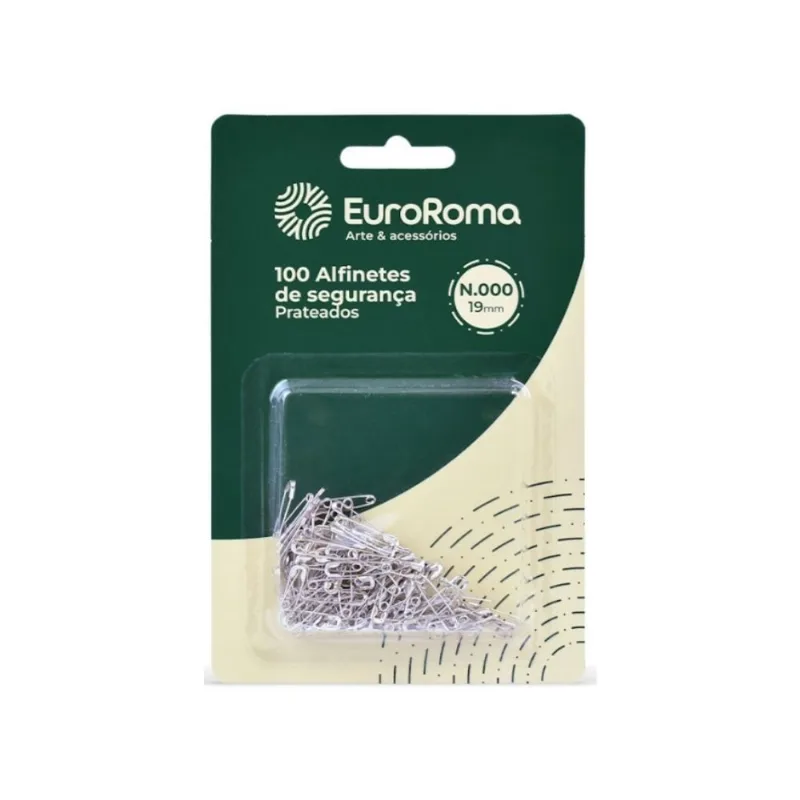 Alfinete Seguranca Metal 100pc N.000