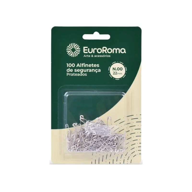 Alfinete Seguranca Metal 100pc N.00