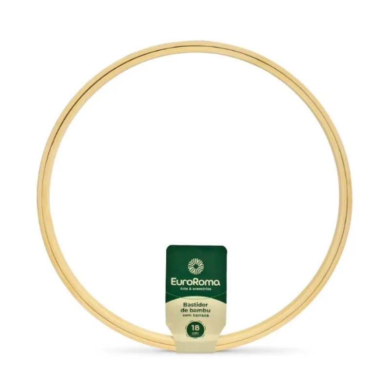 Bastidor de Bambu Sem Tarracha 18cm - Euroroma Bastidor de Bambu Sem Tarracha 18cm Euroroma - EuroRoma