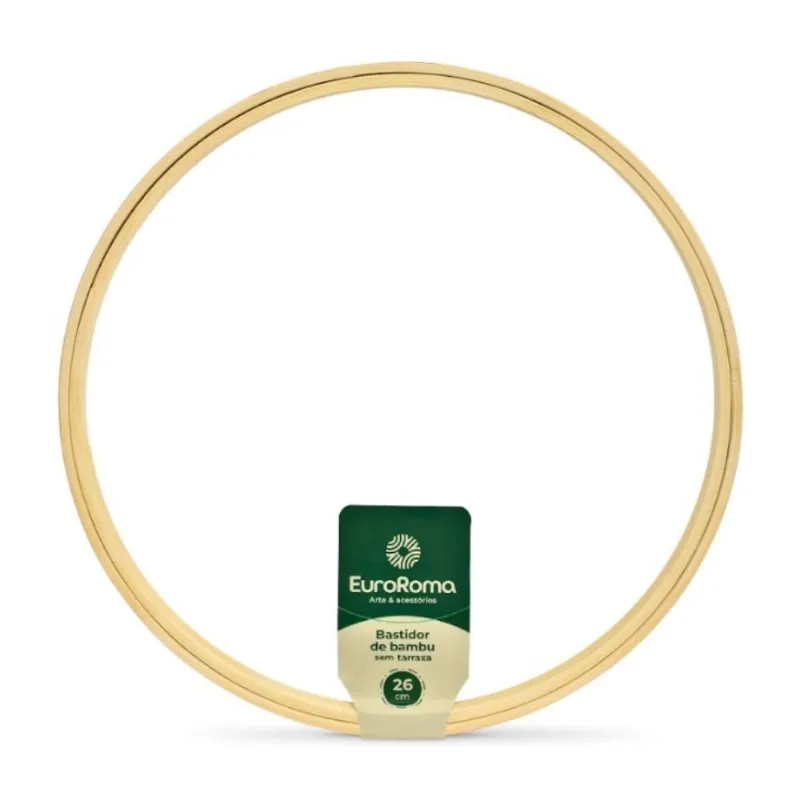 Bastidor de Bambu Sem Tarracha 26cm - Euroroma Bastidor de Bambu Sem Tarracha 26cm Euroroma - EuroRoma
