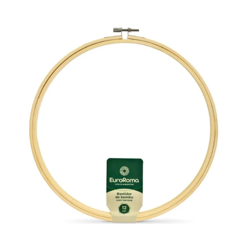 Bastidor de Bambu Com Tarracha 12cm - Euroroma Bastidor de Bambu Com Tarracha 12cm Euroroma - EuroRoma