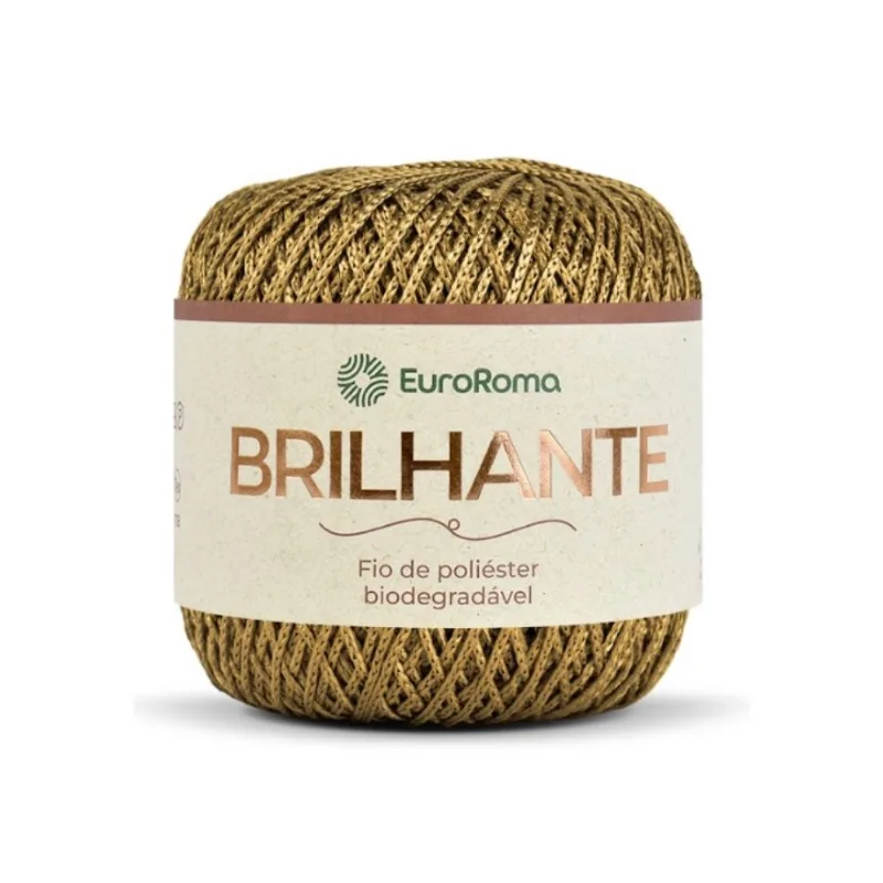 Euroroma Brilhante 100g C/136m 460 Ouro Velho - EuroRoma