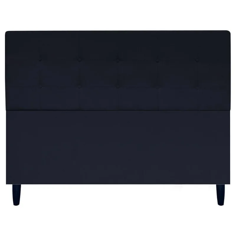 Cabeceira Cama Ivy Para Cama Queen 160 Cm Suede Preto, Suede