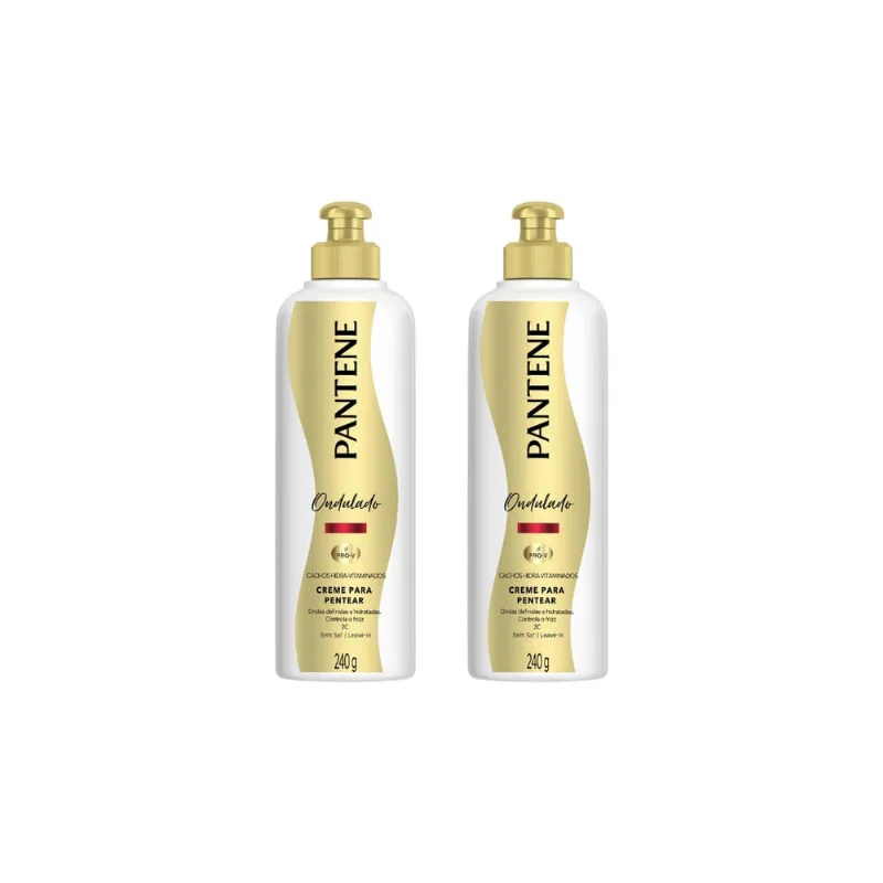Creme Para Pentear Pantene 240g Hidra-Vit Ondul - Kit C/2un
