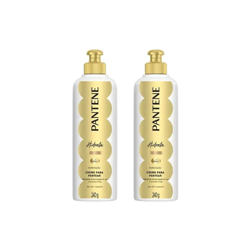 Creme Para Pentear Pantene 240g Hidrata - Kit c/ 2un