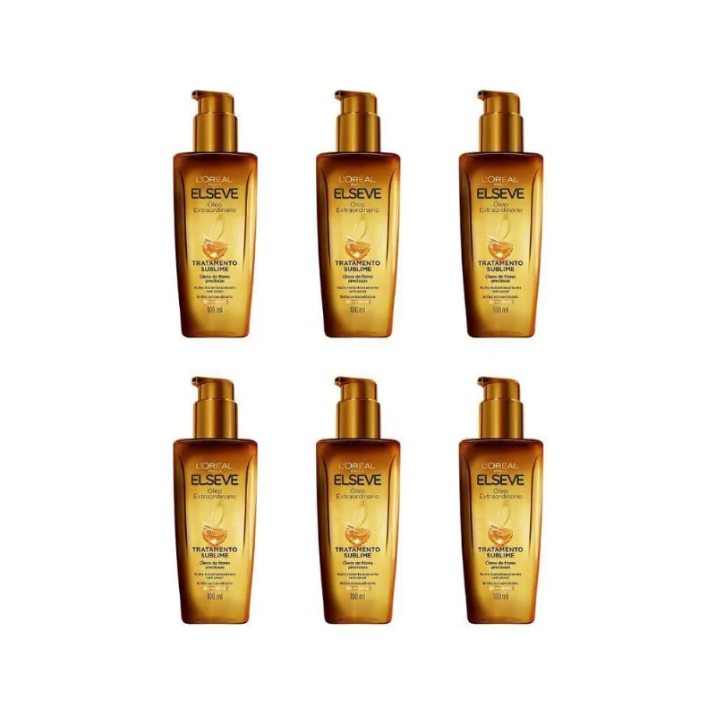 Oleo Capilar Elseve Extraordinario 100Ml - Kit Com 6Un