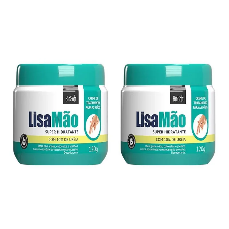 Creme Para Mãos Soft Hair 120G Lisa Mão - Kit Com 2Un