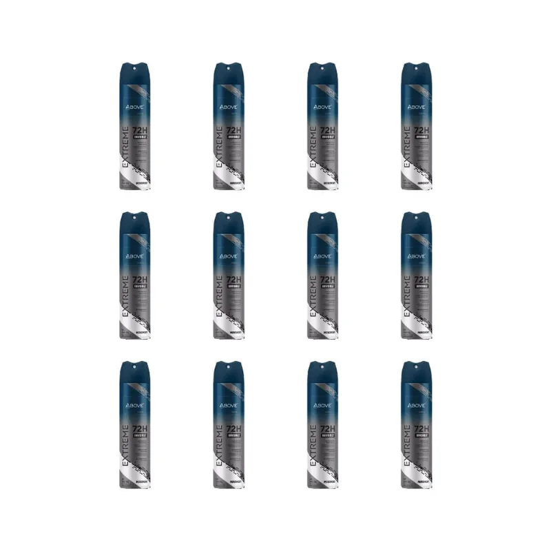Desodorante Aero Above 150ml Extrem Inv Movem 72h-Kit C/12un