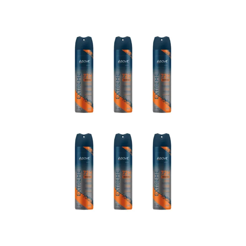 Desodorante Aero Above 150ml Extreme Inv Sport 72h-Kit C/6un