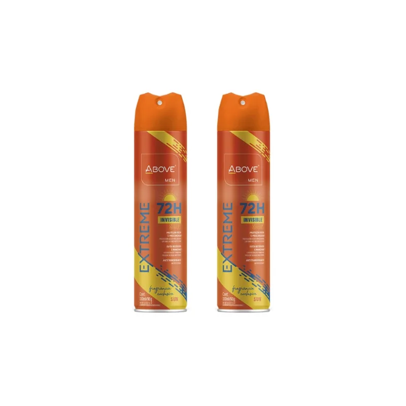 Desodorante Aero Above 150ml Extreme Inv Sun 72h-Kit C/2un