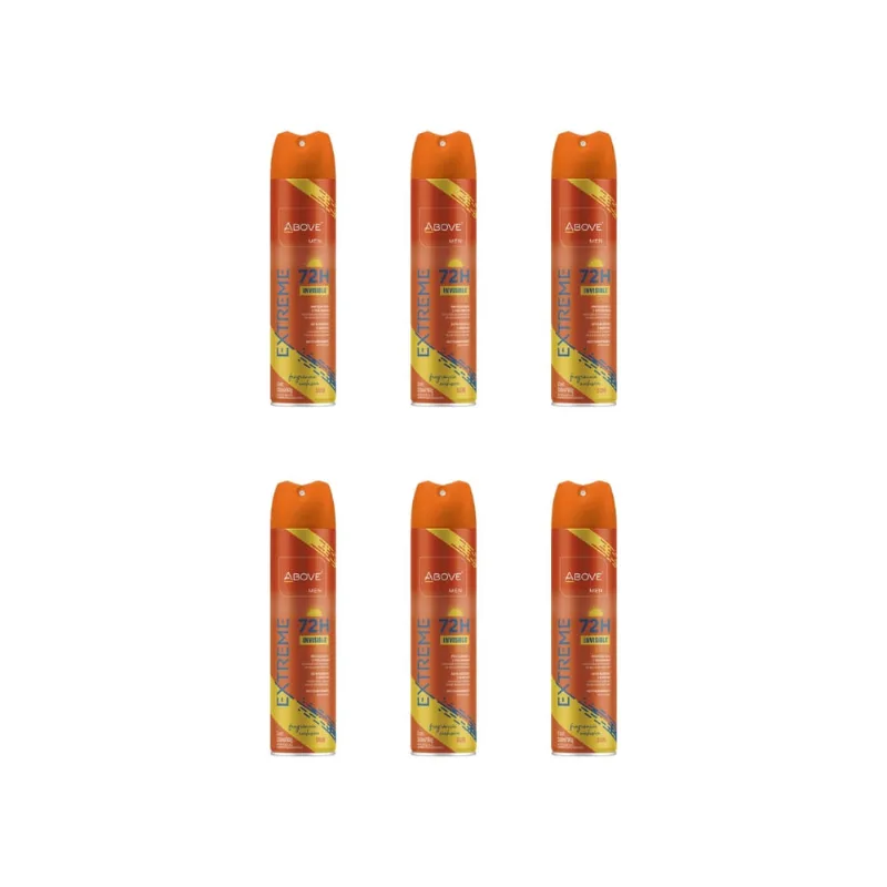 Desodorante Aero Above 150ml Extreme Inv Sun 72h-Kit C/6un