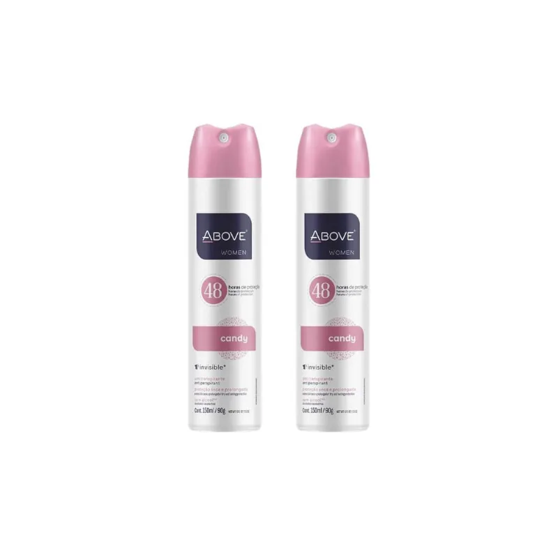 Desodorante Aero Above 150ml Fem Candy-Kit C/2un