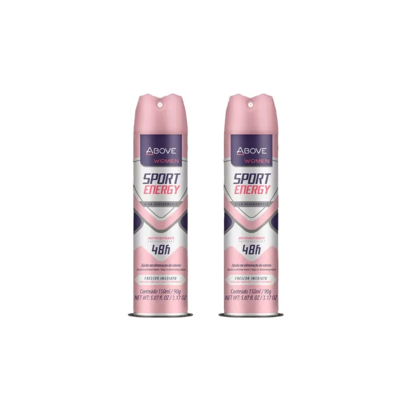 Desodorante Aero Above 150ml Fem Energy Woman-Kit C/2un