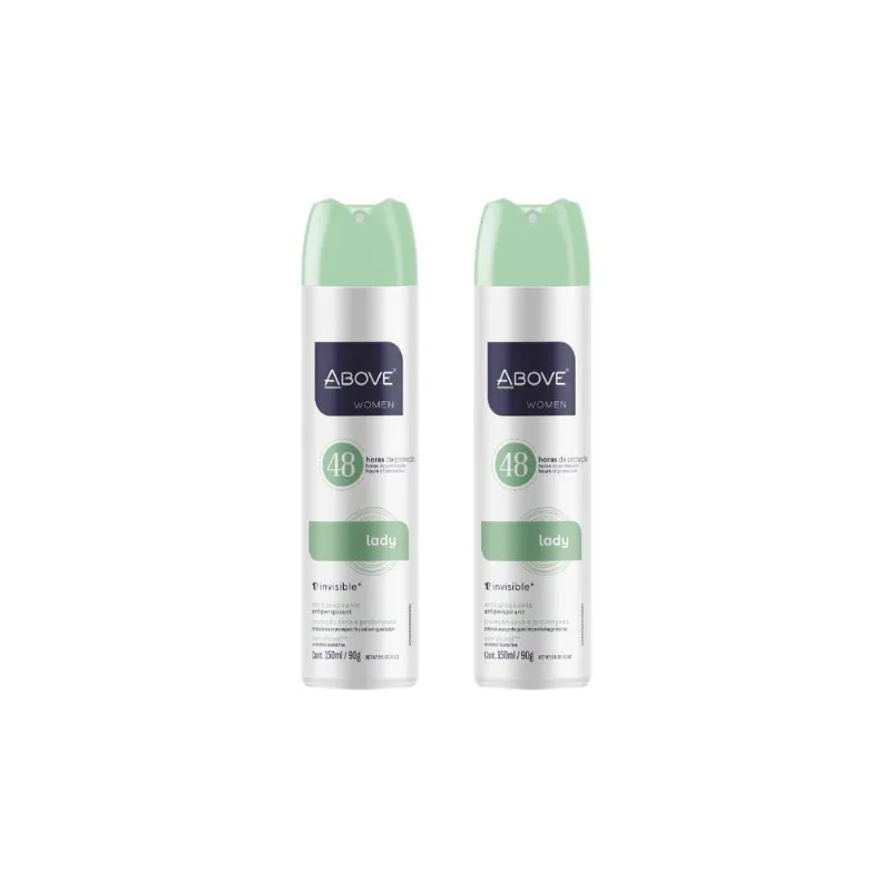 Desodorante Aero Above 150ml Fem Lady-Kit C/2un