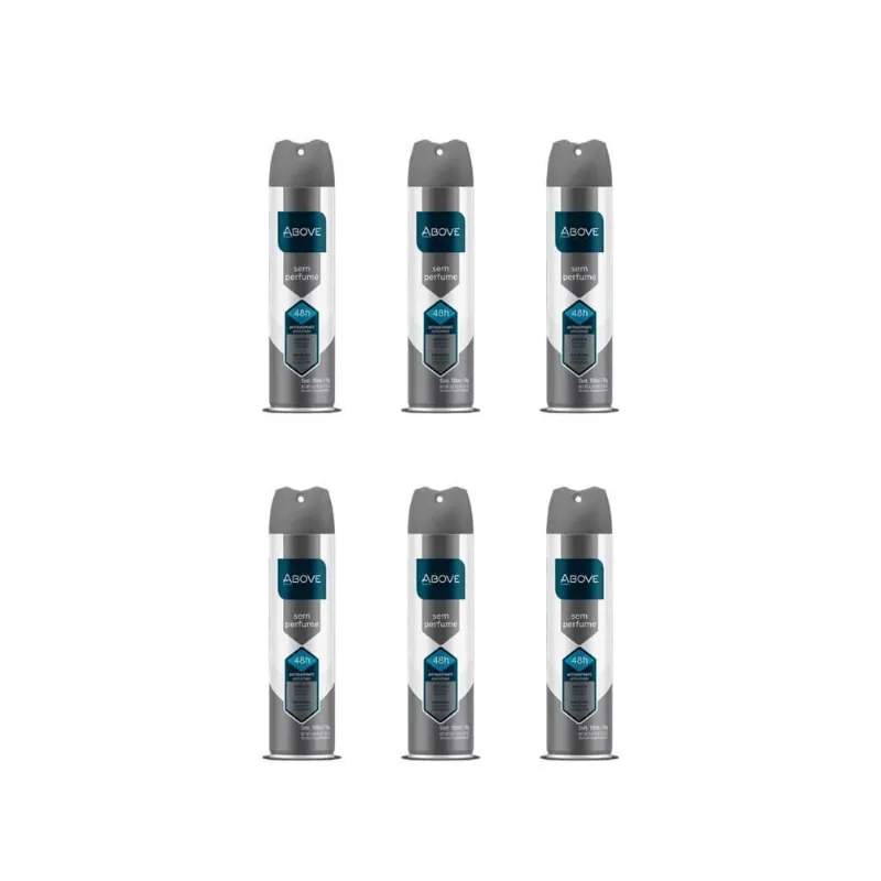 Desodorante Aero Above 150Ml Sem Perfume-Kit C/6Un