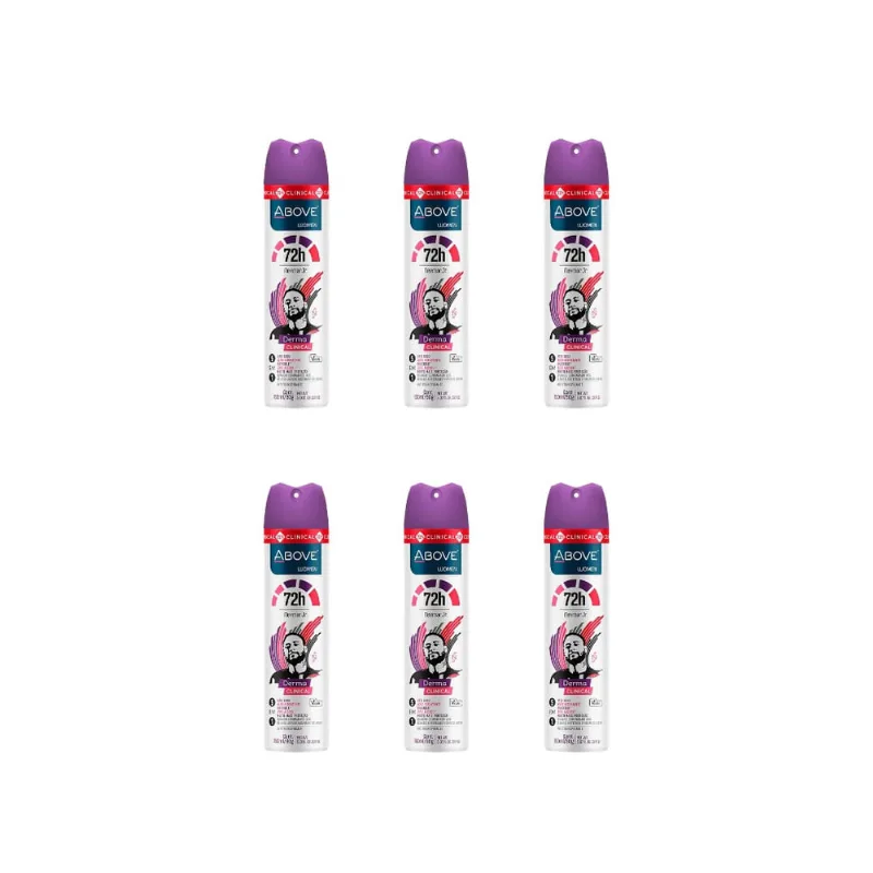 Desodorante Aero Above 150ml Women-Kit C/6un