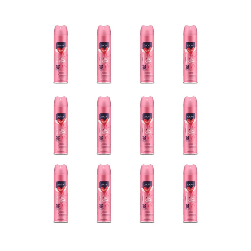 Desodorante Aero Above Teen Antit Be Sweet 150ml-Kit C/12un