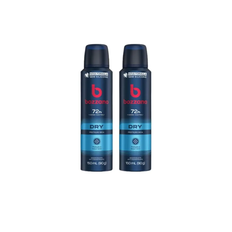 Desodorante Aero Bozzano 150ml Anti Dry - Kit c/ 2un