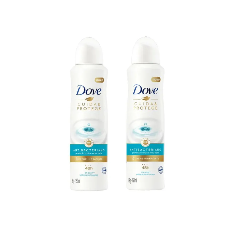 Desodorante Aero Dove 150ml Fem Antib Cuida e Prot-Kit C/2un