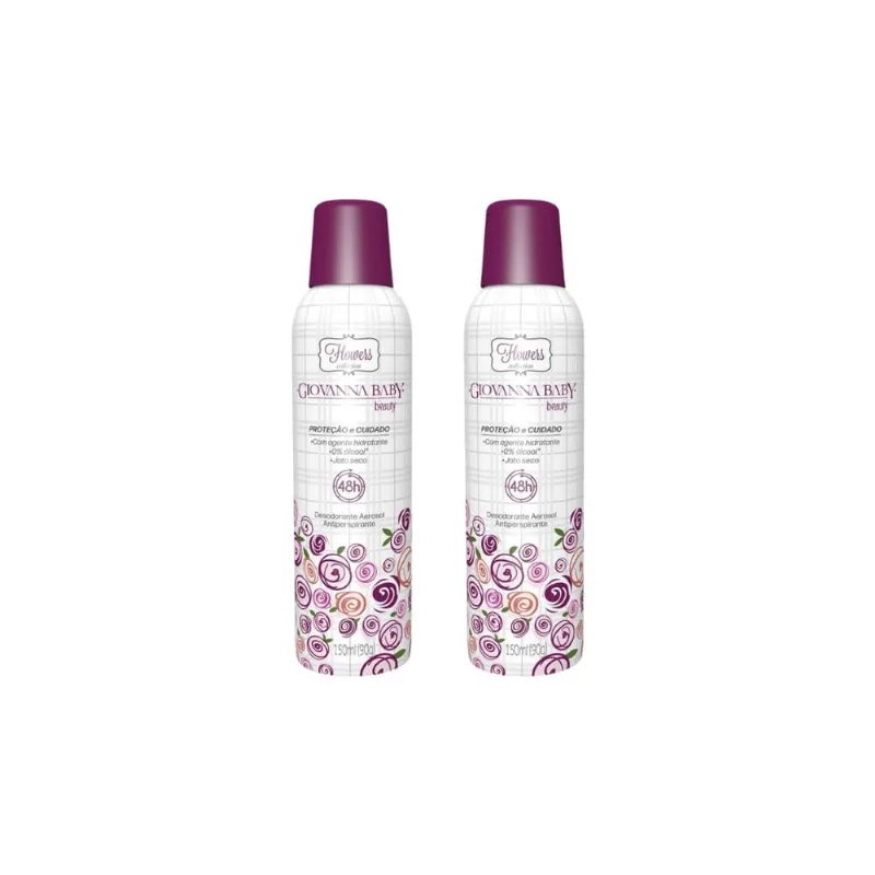 Desodorante Aero Giovanna Baby 150ml Beauty-Kit C/2un