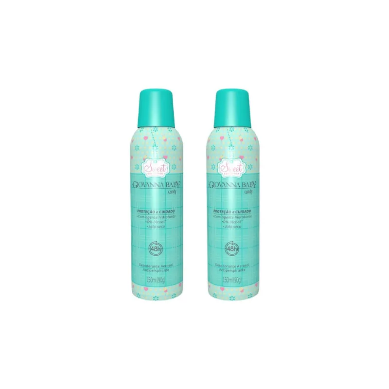 Desodorante Aero Giovanna Baby 150ml Candy-Kit C/2un