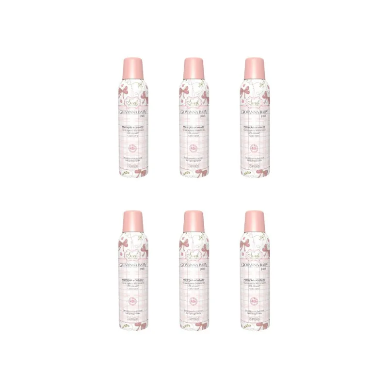 Desodorante Aero Giovanna Baby 150ml Peach-Kit C/6un