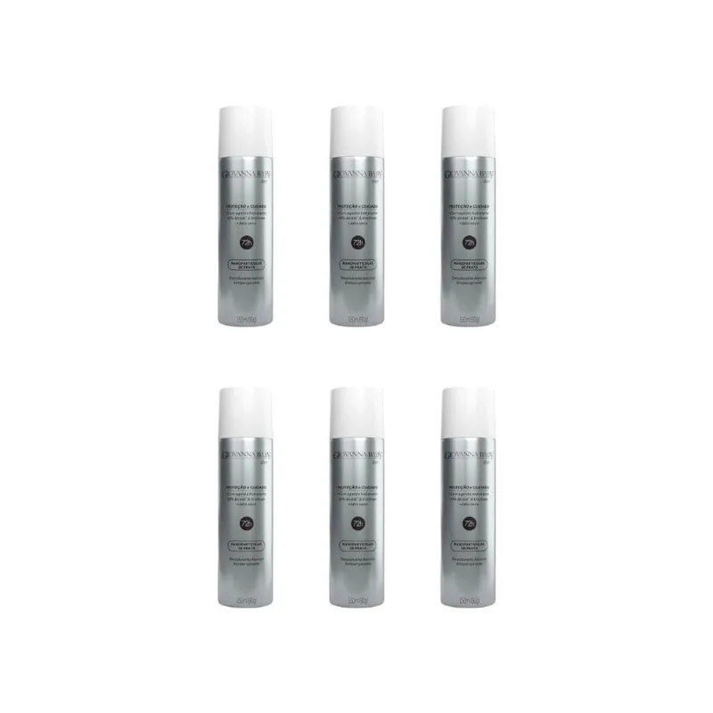 Desodorante Aero Giovanna Baby 150ml Silver-Kit C/6un