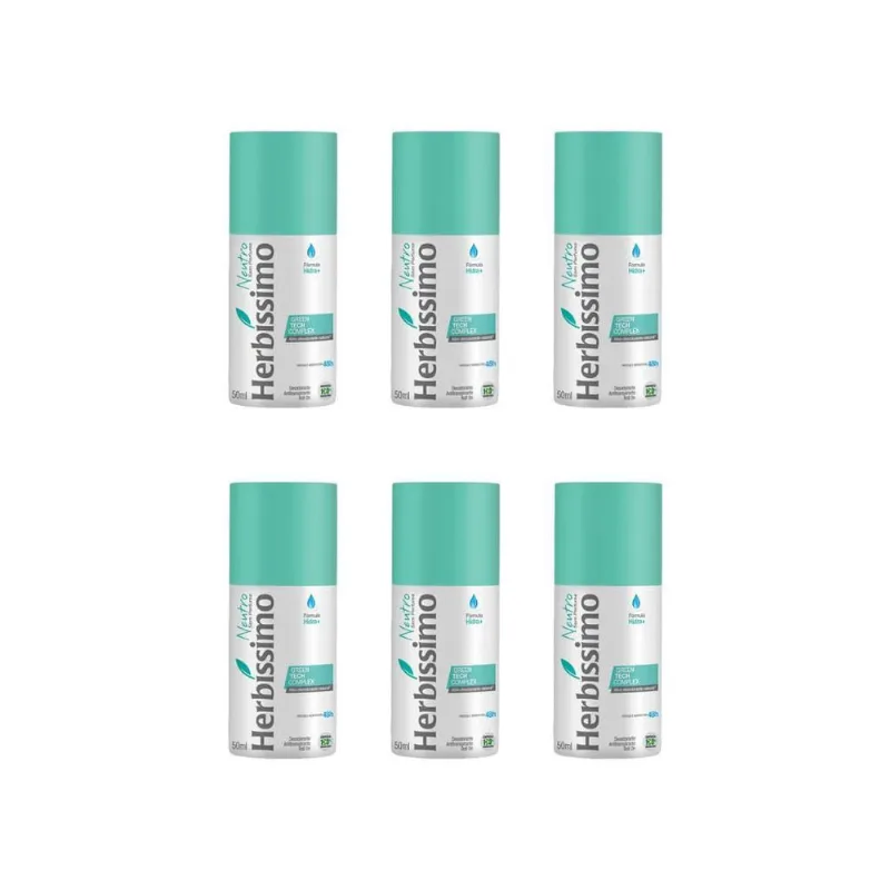 Desodorante Roll-On Herbíssimo Neutro 50Ml-Kit C/6Un