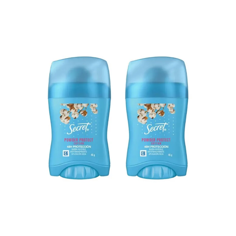 Desodorante Secret Stick Cotton 45g - Kit c/ 2un
