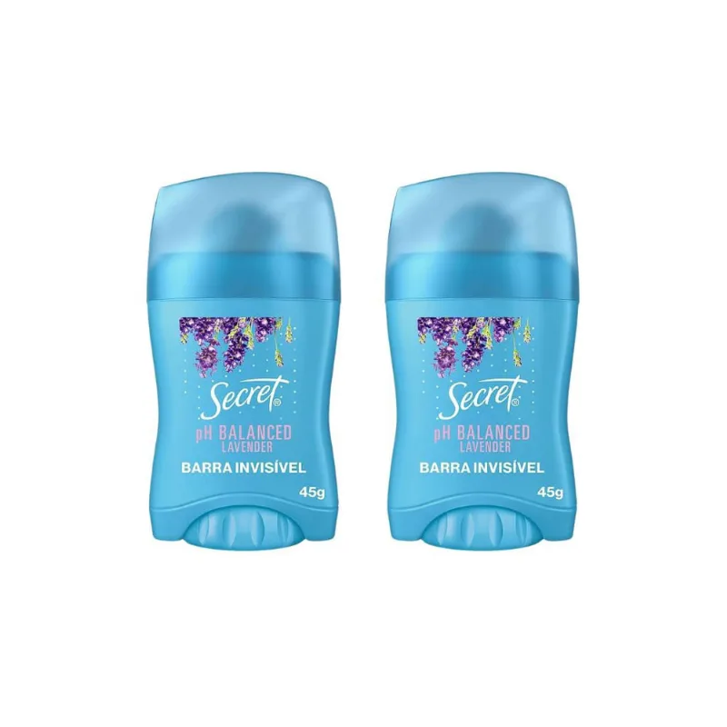 Desodorante Secret Stick Lavender 45g - Kit c/ 2un
