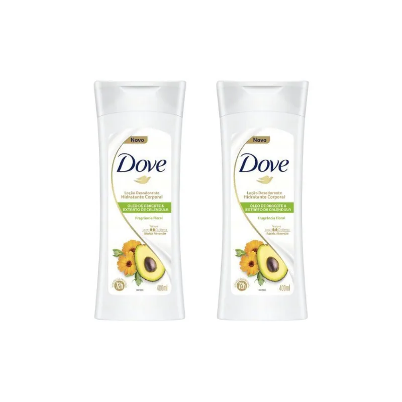 Hidratante Corporal Dove Abacate 400Ml - Kit Com 2Un
