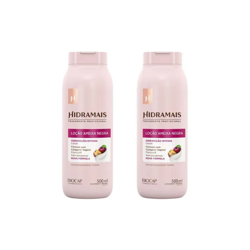 Hidratante Corporal Hidramais 500Ml Ameixa Negra Kit 2Un