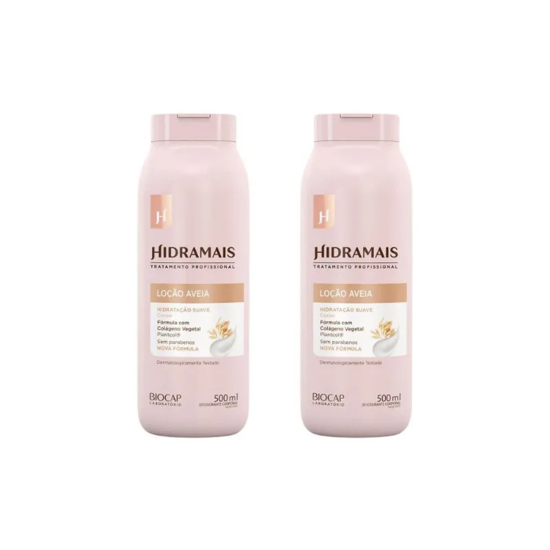 Hidratante Corporal Hidramais 500Ml Aveia - Kit Com 2Un