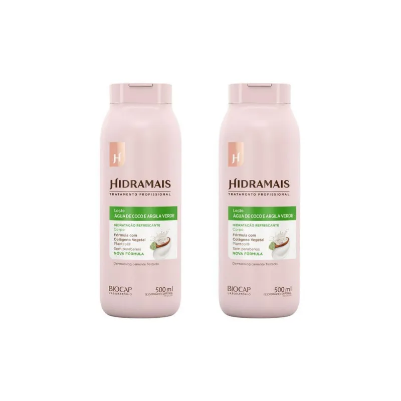 Hidratante Corporal Hidramais 500Ml Coco E Arg Ver-Kit C/2Un