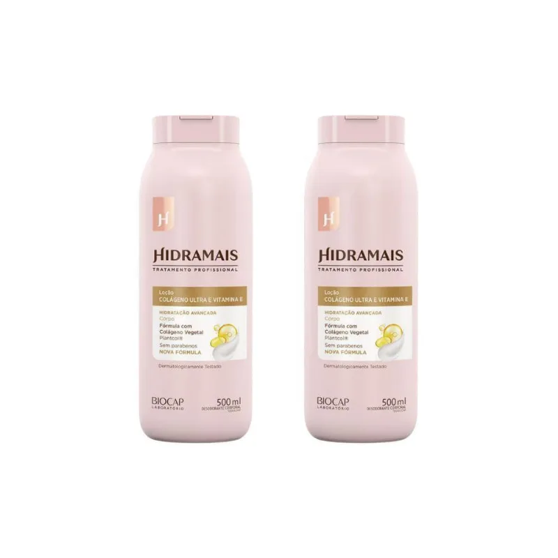 Hidratante Corporal Hidramais 500Ml Colageno E Vit-Kit 2Un