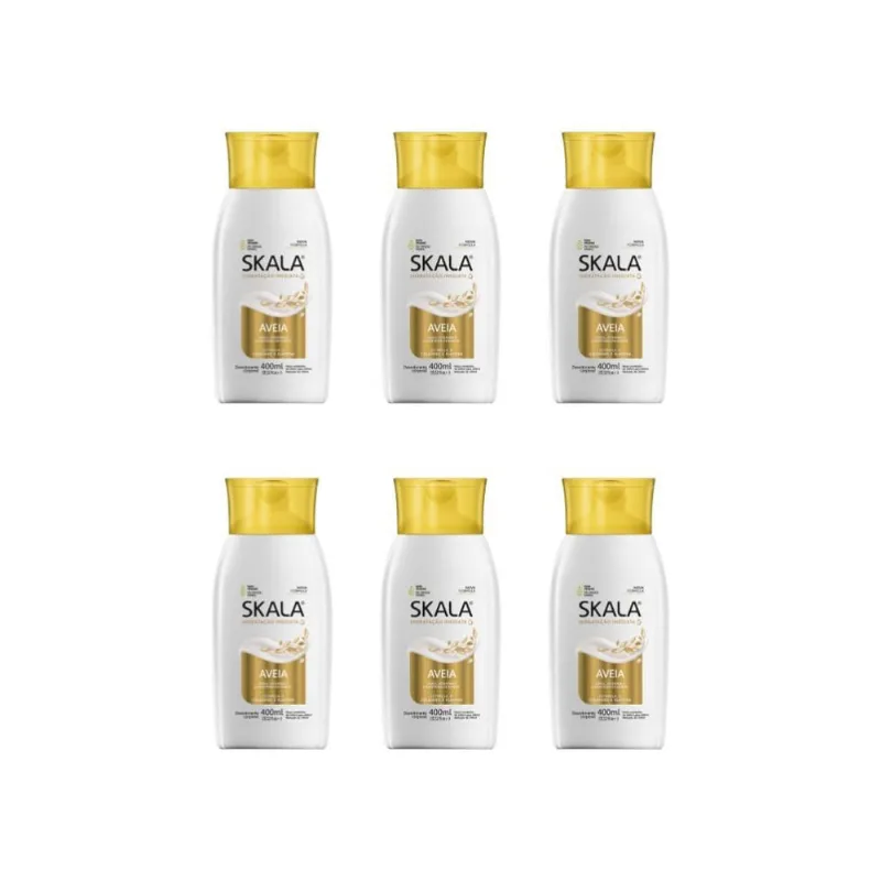 Hidratante Corporal Skala 400Ml Aveia-Kit C/6Un
