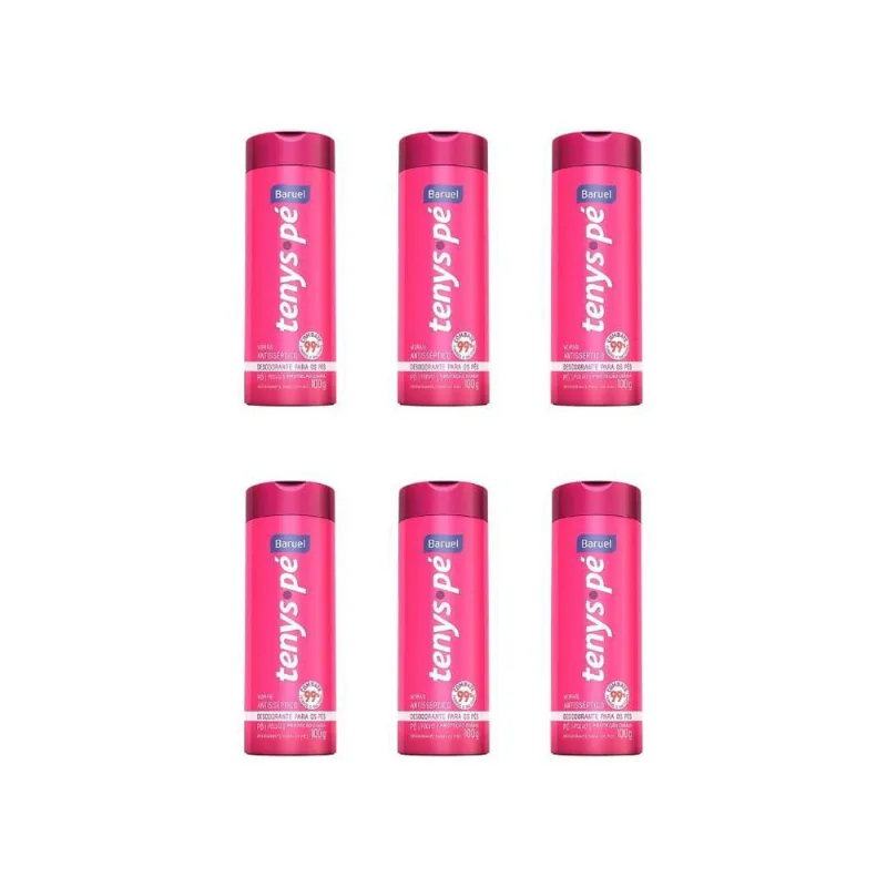 Talco Pes Tenys Pe Baruel Po 100G Woman-Kit C/6Un