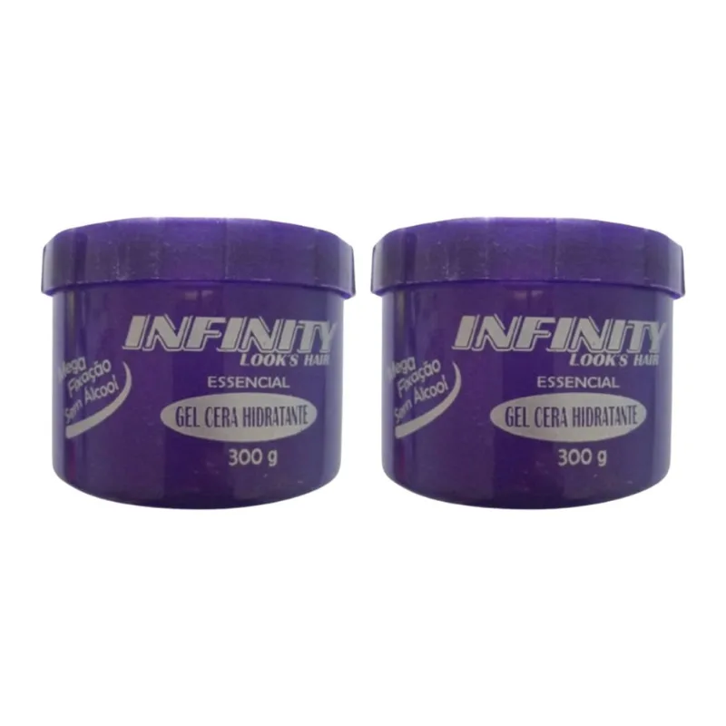 Gel Cera Infinity Hidratante 300g - Kit c/ 2un