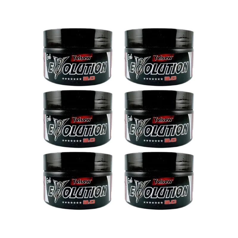 Gel Fixador Yelsew Evolution 2.0 240g - Kit c/ 6un