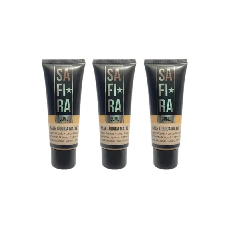 Base Safira Liquida Matte N 3 - Kit Com 3Un