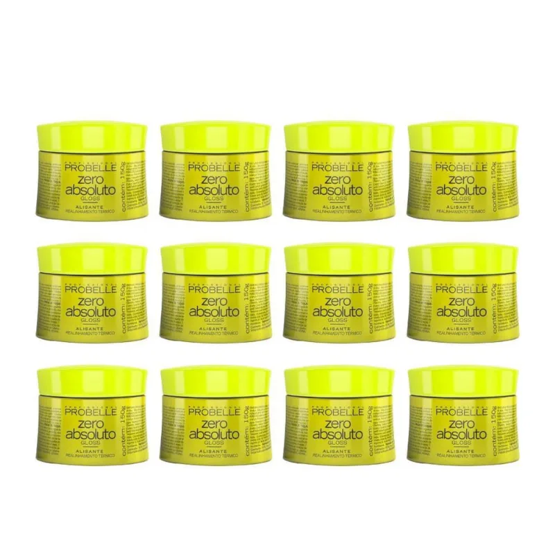 Botox Capilar Probelle Zero Absoluto 150G - Kit Com 12Un