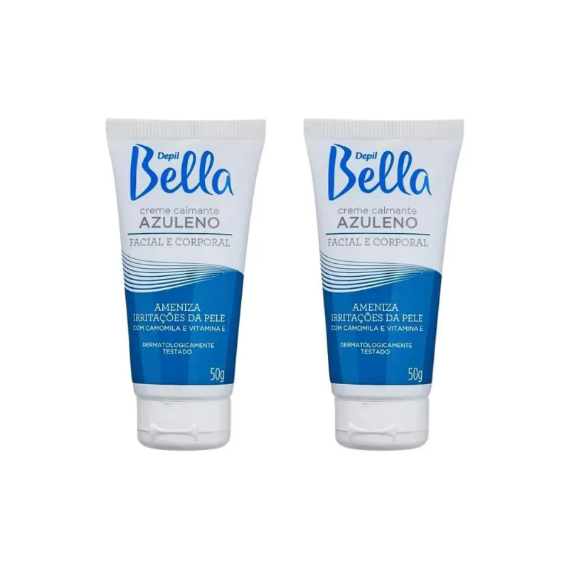 Creme Calmante Depil Bella Facial E Corporal Azuleno 50G-2Un