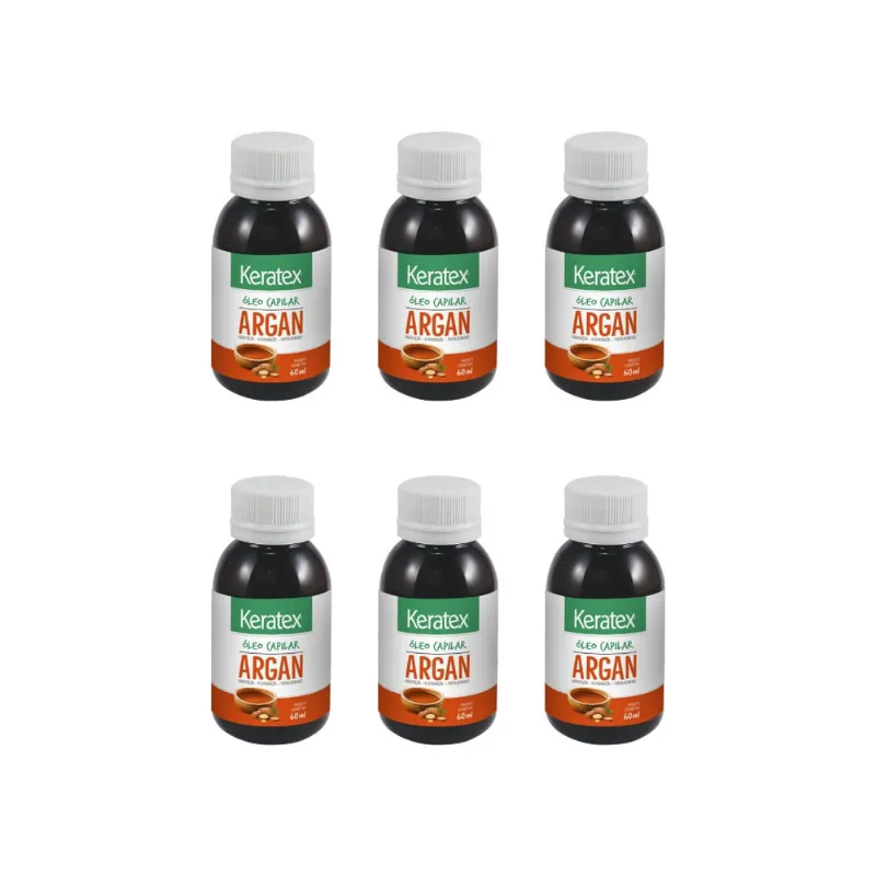 Oleo Capilar Fixed Keratex Argan 60ml-Kit C/6un