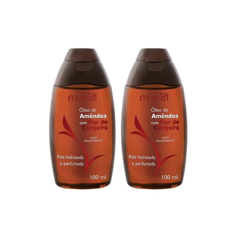 Oleo Corporal Muriel 100ml Amendoas Com Cerejeira- Kit C/2un