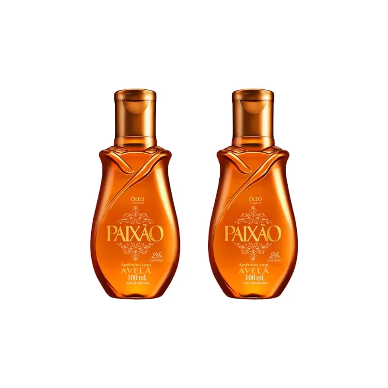 Oleo Corporal Paixao 100ml Amendoa Avela-Kit C/2un