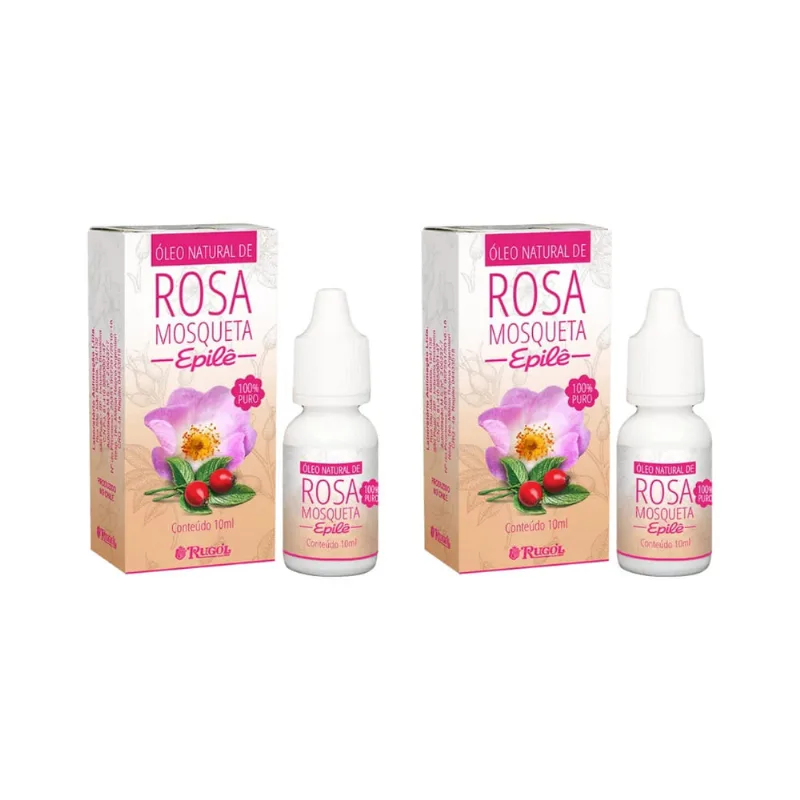 Oleo Corporal Rosa Mosqueta Epile 10ml-Kit C/2un