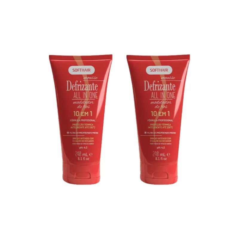 Defrizante Soft Hair 240 ml 10em1 All In One Model-Kit C/2un
