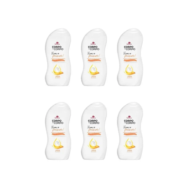 Hidratante Corp Davene Corpo A Corpo 200Ml Fresc-Kit C/6Un